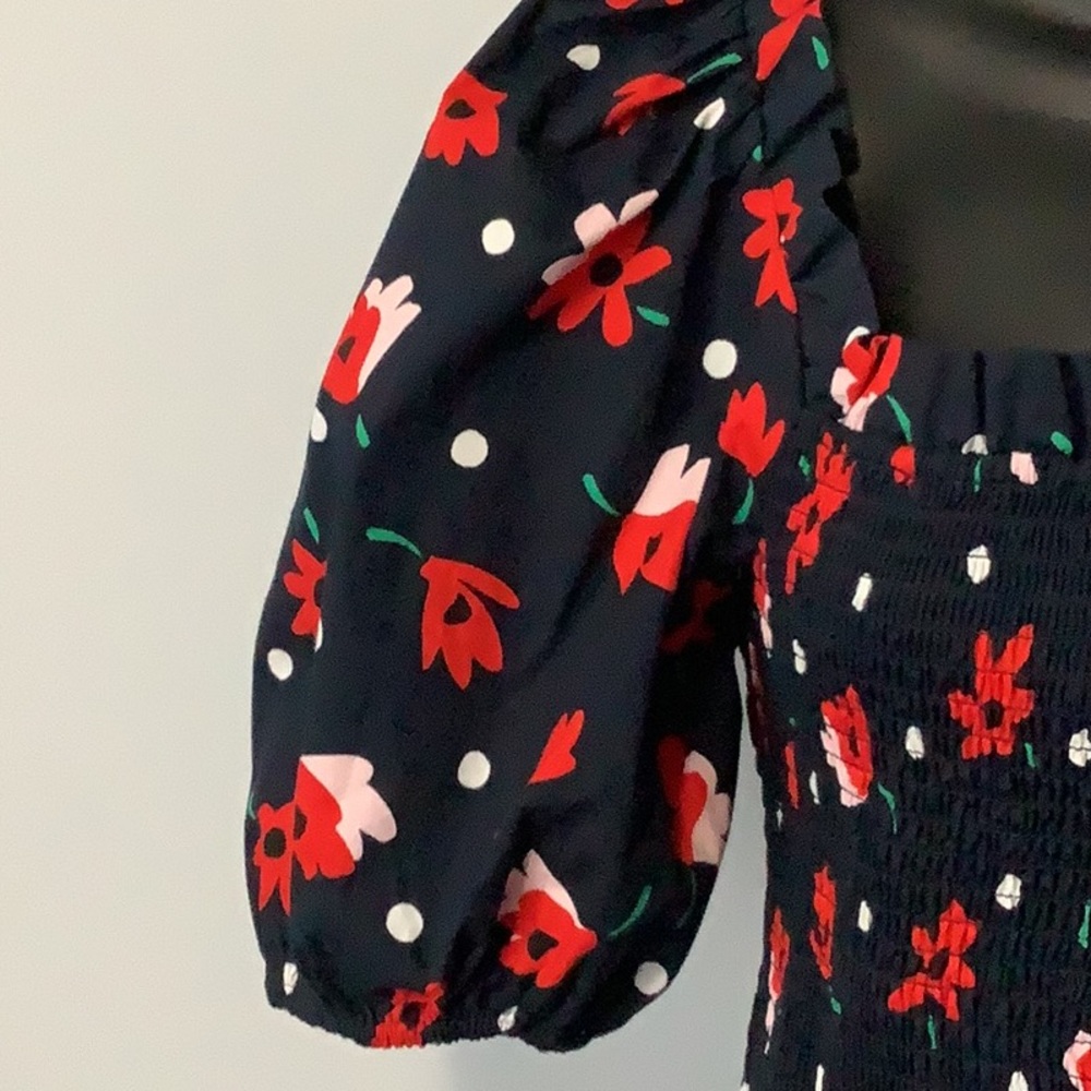 KATE SPADE|| Puff Sleeve Top NWOT - Picture 4 of 11